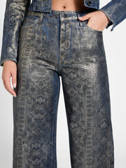 Bellflower Snakeskin Jeans