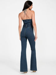 Eco Rebel Halter Denim Jumpsuit