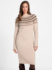 Akilah Jacquard Sweater Dress
