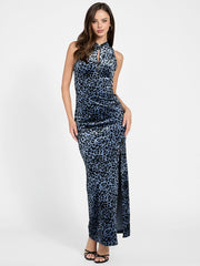 Animalier long dress