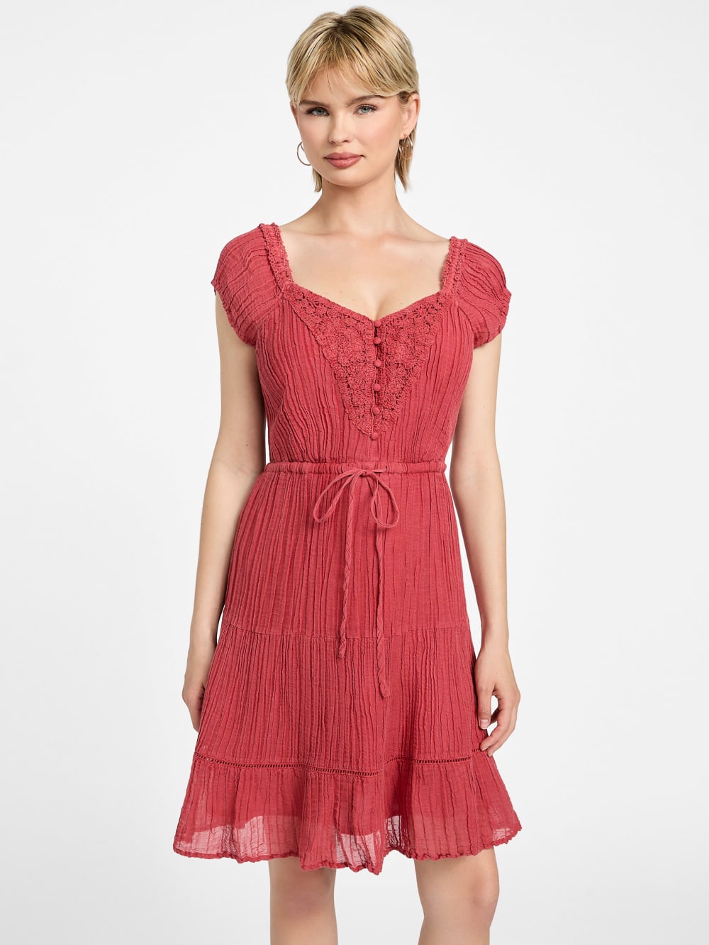 Eco Ciel Gauze Dress