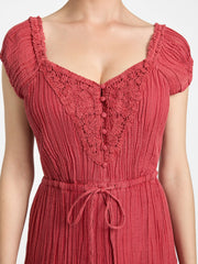 Eco Ciel Gauze Dress