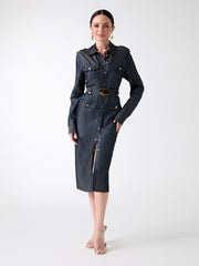 Eco Carla Safari Denim Dress