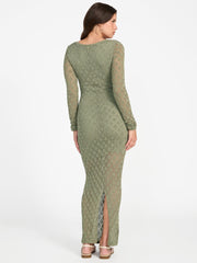 Alba Pointelle Maxi Dress
