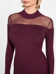 Eco Jeena Rhinestone Sweater Dress