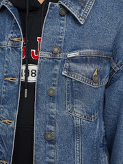 Oversized Denim Trucker Jacket