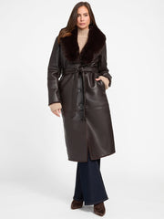 Zoey Faux-Leather Coat