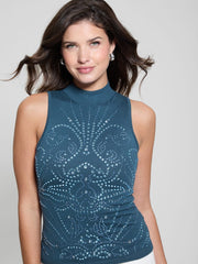 Calista Rhinestone Top