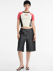 GUESS Originals Eco Fitted Racing Sweater Top