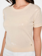 Crewneck Juniper Sequin Sweater