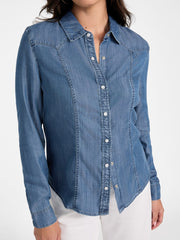 Classic Denim Western Shirt