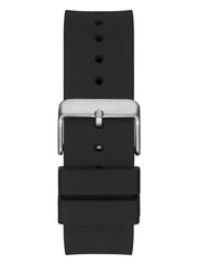 Black And Silver-Tone Multifunction Watch
