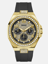 Gold-Tone and Black Multifunctional Watch