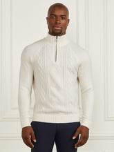 Eco Half-Zip Cable Knit Sweater