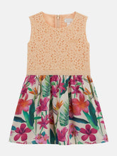 Lace and Tropical Floral Dress (2-7)