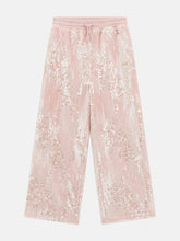 Sequins palazzo pants