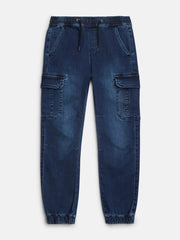 Eco Cargo Denim Joggers (7-16)