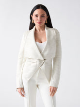 Shayna Drape Leather Jacket