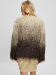 Cristina Faux-Fur Ombr Jacket