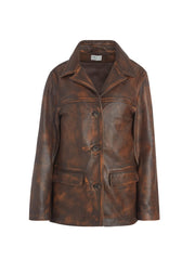 vintage leather jacket