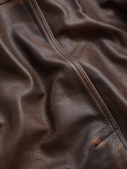 vintage leather jacket