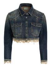 cropped denim jacket