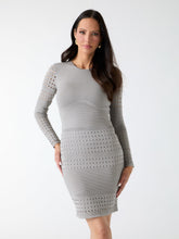 Henley Long-Sleeve Sweater Dress