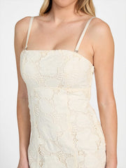 Maisy Strapless Lace Dress