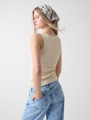 Embroidered Logo Slim Tank
