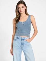 Textured sweater top