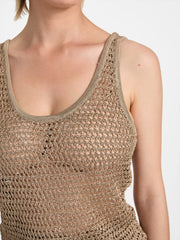 Ava Open-Stitch Tank