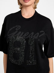 Eco Rhinestone 81 Oversized Tee