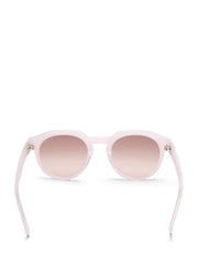 Oversized Round Plastic Sunglasses