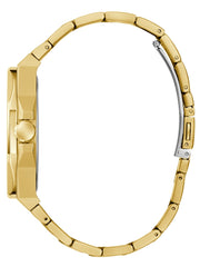 Gold-Tone and Green Analog Watch