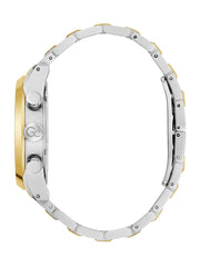 Gc Two-Tone and Green Multifunction Watch