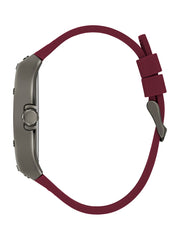 G-Cube Red Leather Multifunction Watch