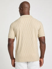 Jacquard Knit Polo