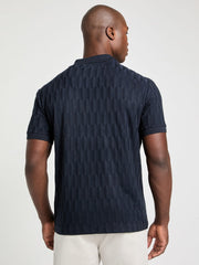Jacquard Knit Polo