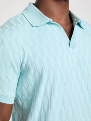Jacquard Knit Polo