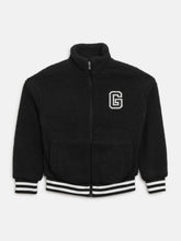 Faux-Fur Varsity Jacket (7-16)
