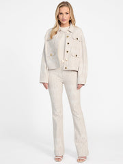 Sarah Monogram Denim Jacket