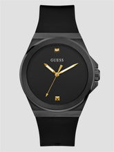 Black Silicone Analog Watch