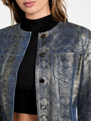 Tersa Snakeskin Jacket