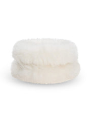 faux-fur choker necklace