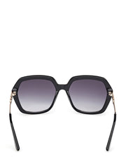 Square-Geometric Plastic Sunglasses