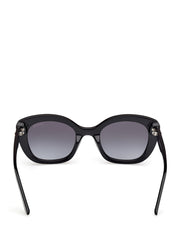 Bubble Cat-Eye Plastic Sunglasses