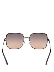 Oversized Square Metal Sunglasses