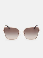 Geometric Butterfly Metal Sunglasses