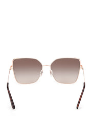 Geometric Butterfly Metal Sunglasses