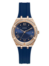 Blue Silicone Analog Watch